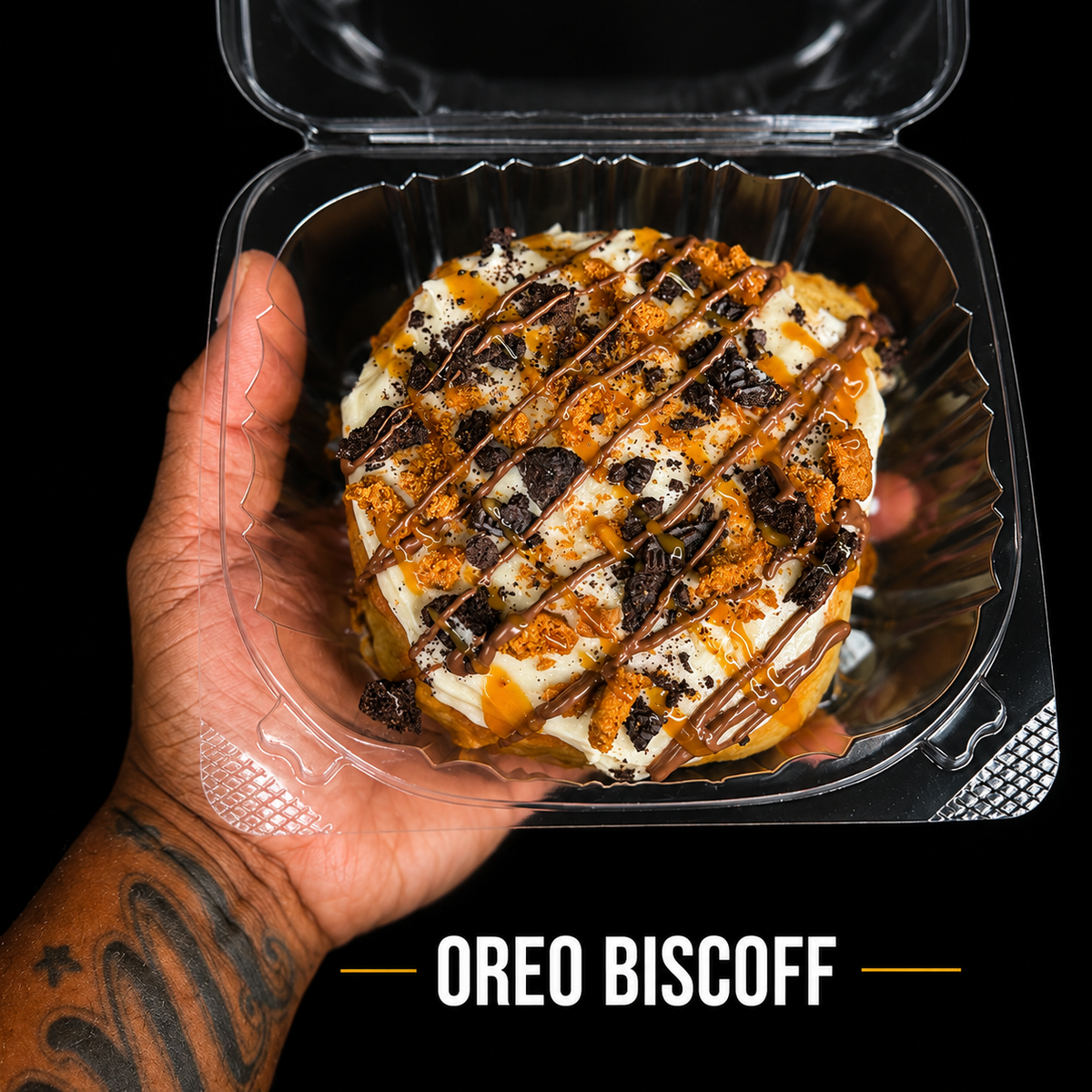 Oreo & Biscoff Cinnamon Rolls -5 Count